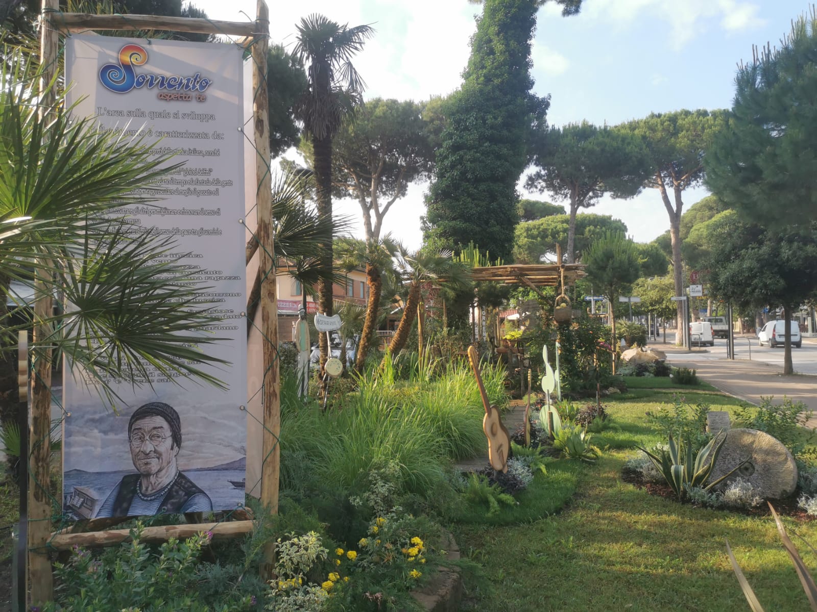 Uno scorcio dell'allestimento