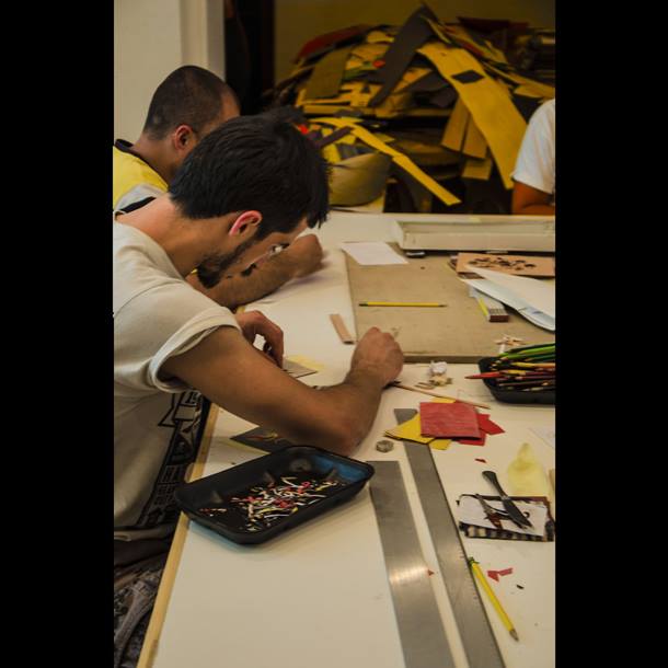 Artigiani al lavoro