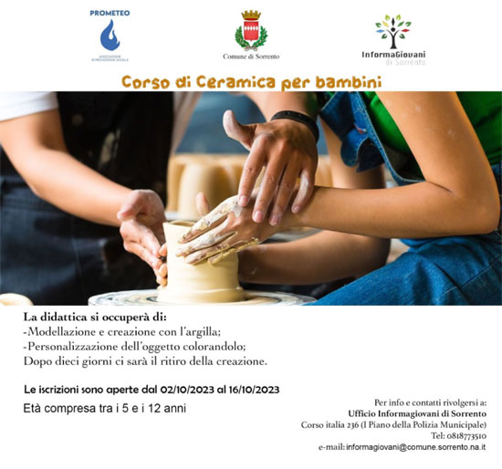 La locandina di uno dei corsi