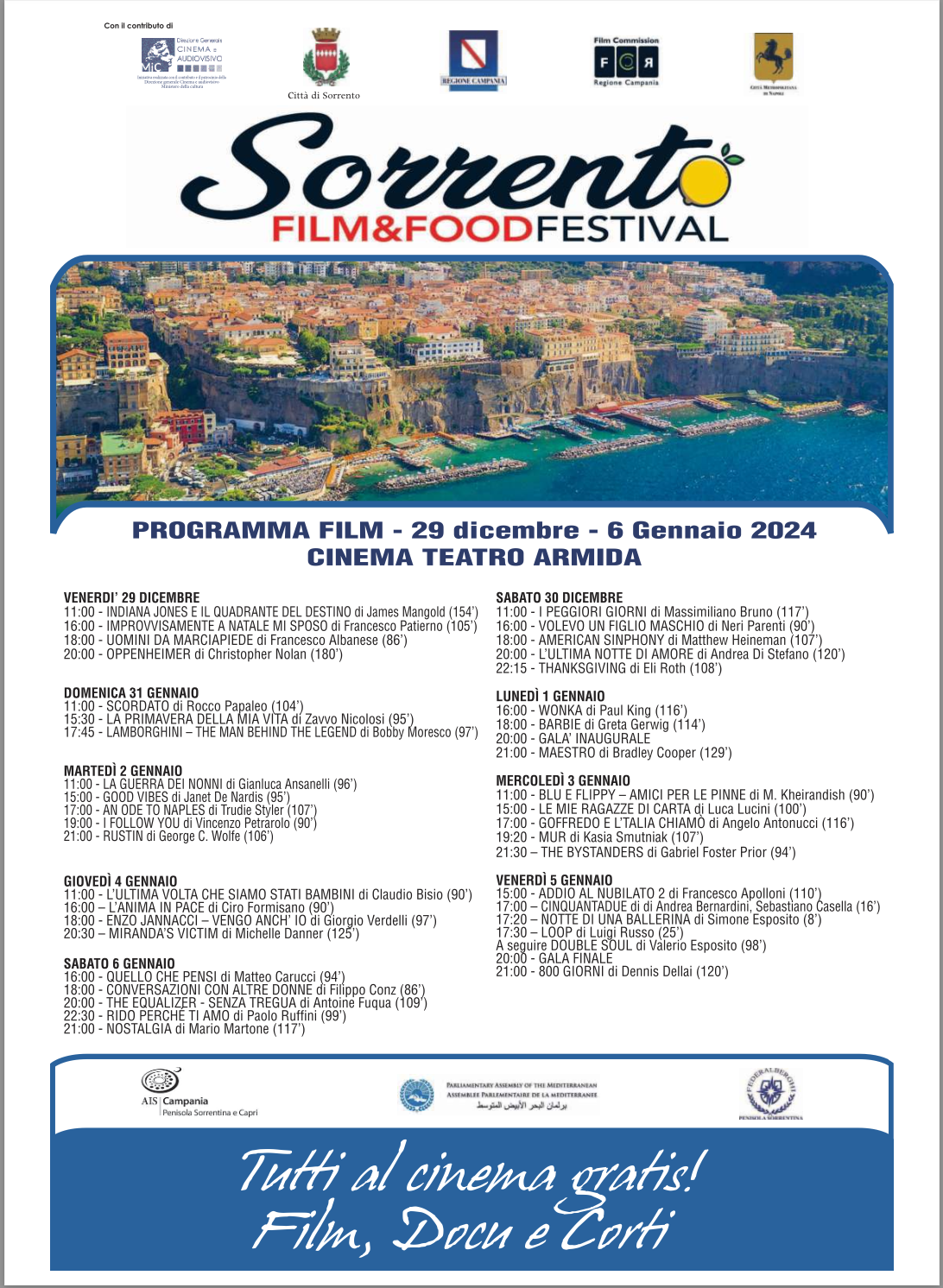 La locandina dell'evento
